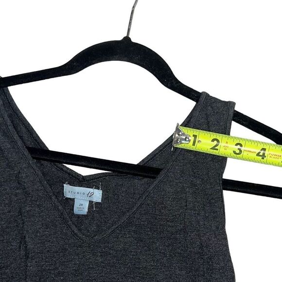 STUDIO 12 Grey Tie-Dye Tank Top Dress Size 2X - Picture 8 of 8